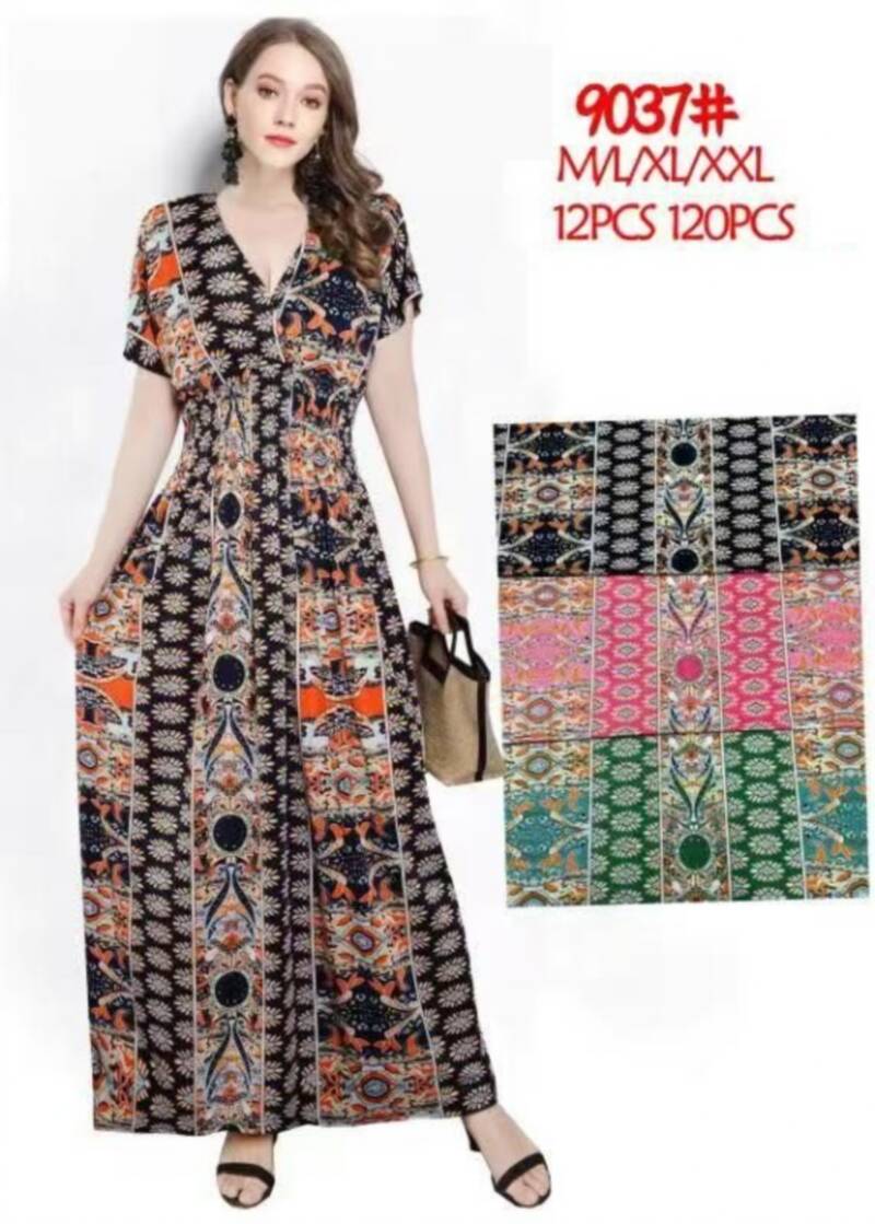 Sukienki damskie Roz M/L-XL/2XL, Mix Kolor Paczka 12 szt